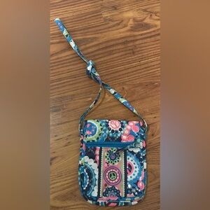 JUSTICE Crossbody Purses, Peace Sign Bag Blue Pink with Sequins zipper pouch
